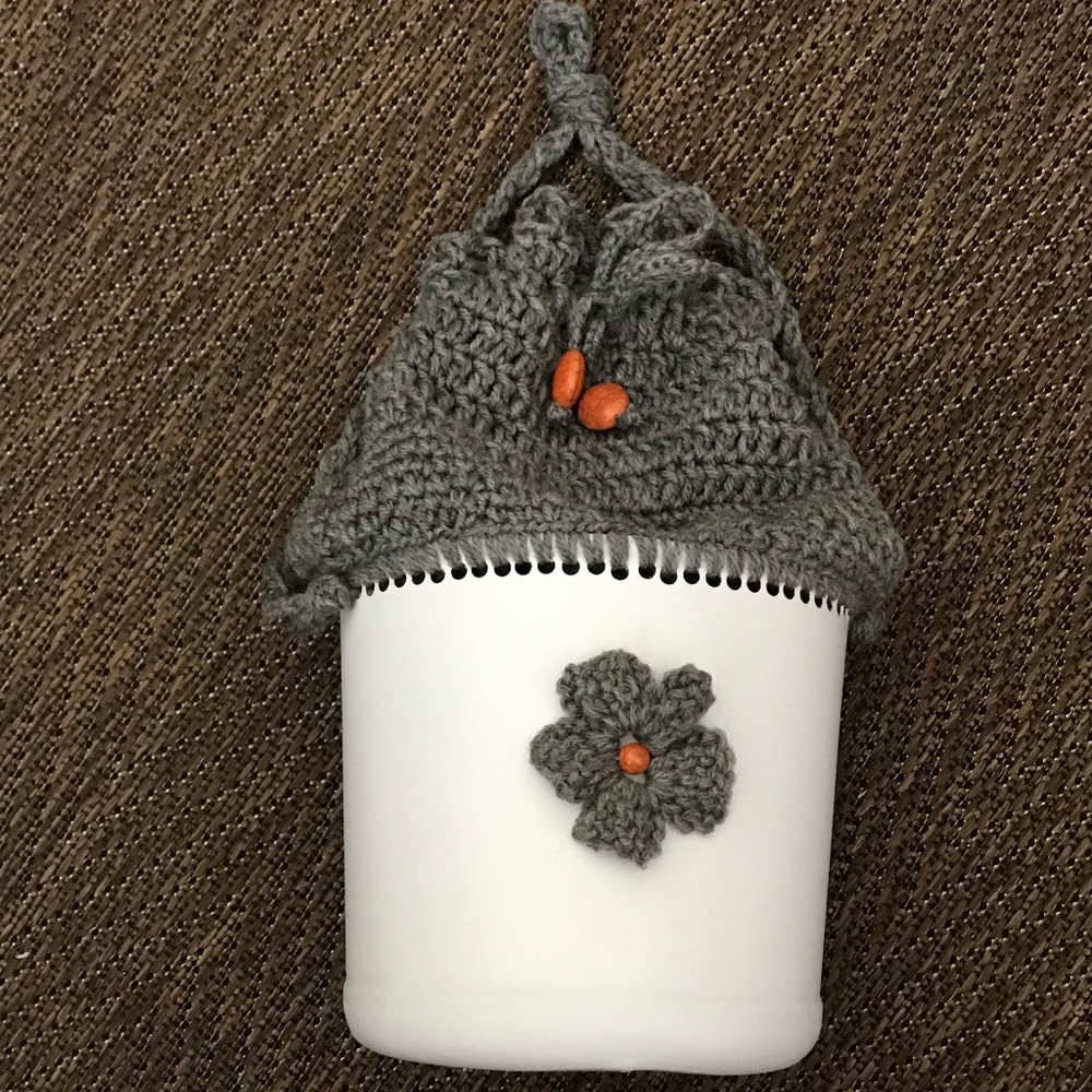 Easter Basket Crochet Purse, Beach Bag or junk bucket